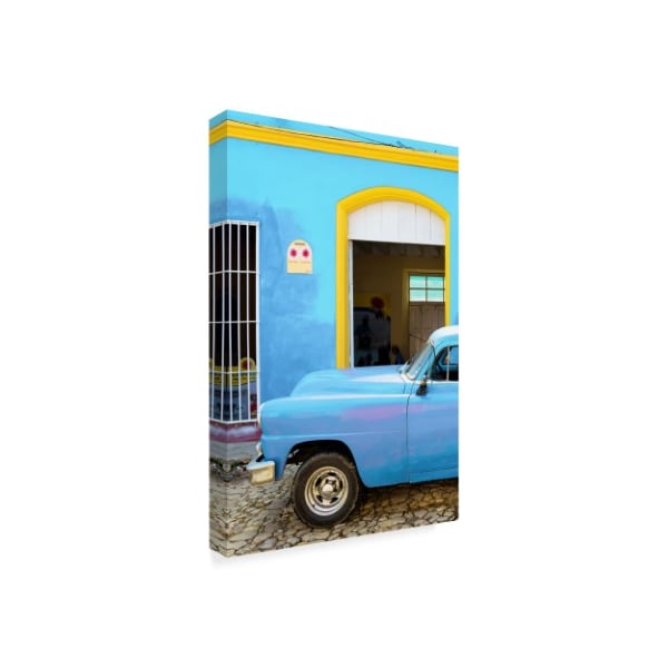 Philippe Hugonnard 'Cuban Blue IV' Canvas Art,12x19